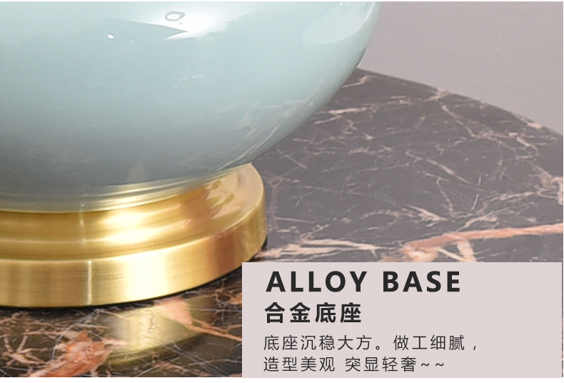 New Chinese style ceramic decoration light key-2 luxury furnishing articles sitting room book the reservation creative household act the role ofing is tasted the vase