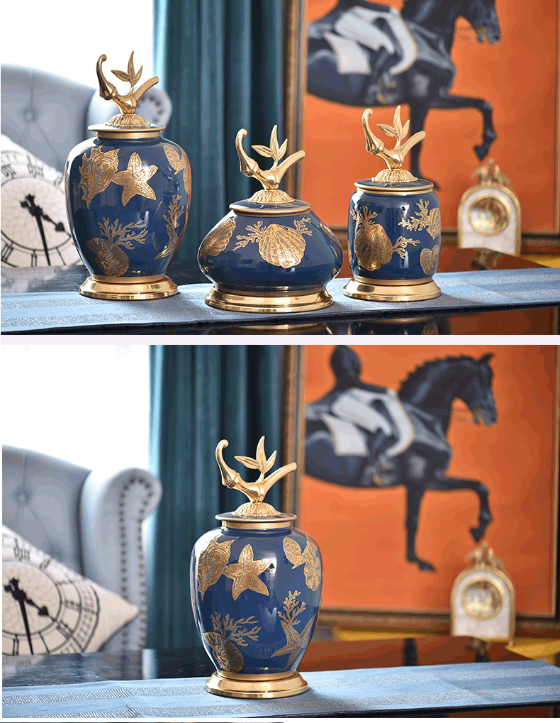 European household copper deserve to act the role of the sitting room is between example ceramic storage tank furnishing articles present creative TV ark, copper decoration