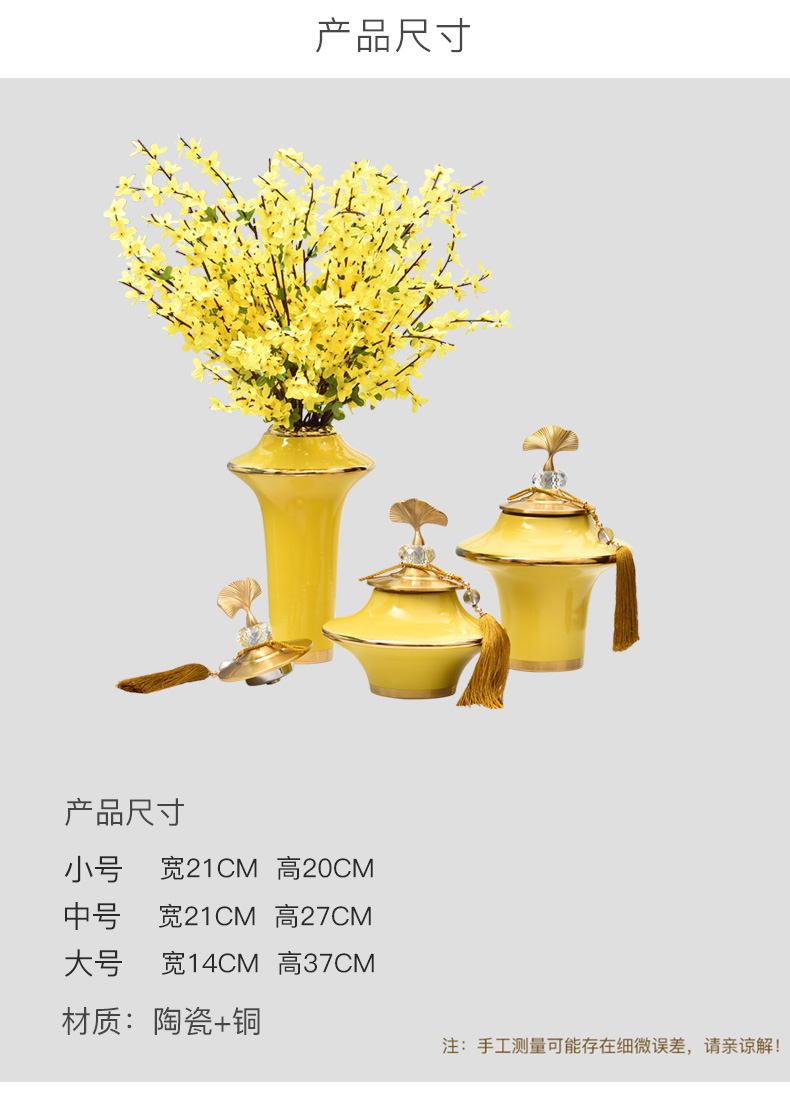 Ceramic light household act the role ofing is tasted much vase I sitting room tea table example room porch flower arrangement table furnishing articles