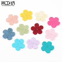 Colored flowers lace cloth patch small clothes decoration mending hole patch decals fashion DIY embroidery patch