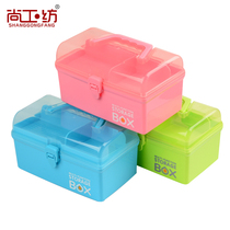 Household Korean needlework box set sewing kit hand stitching portable sewing tool storage box