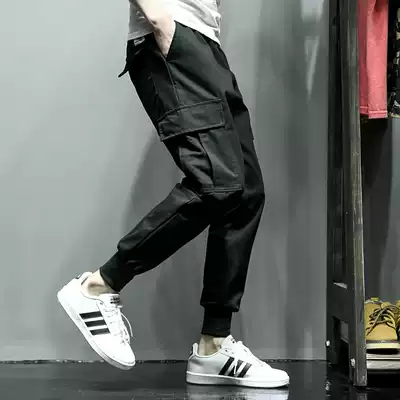 Chao brand pants men's Haren pants men's spring and autumn overalls plus fat plus size loose lob pants casual pants