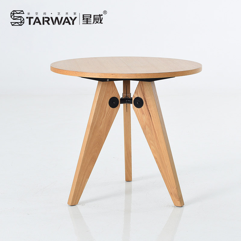 Starwai Modern Table Simple Casual Talks Table American Countryside Home Round Table Dining Table And Chairs Minima Coffee Table