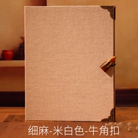 Тонкая конопляная пряжка с белым каттлом