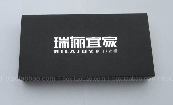 Customized Gift Box Hot Stamping Silver Black Box Black Gift Box Black Paper Box