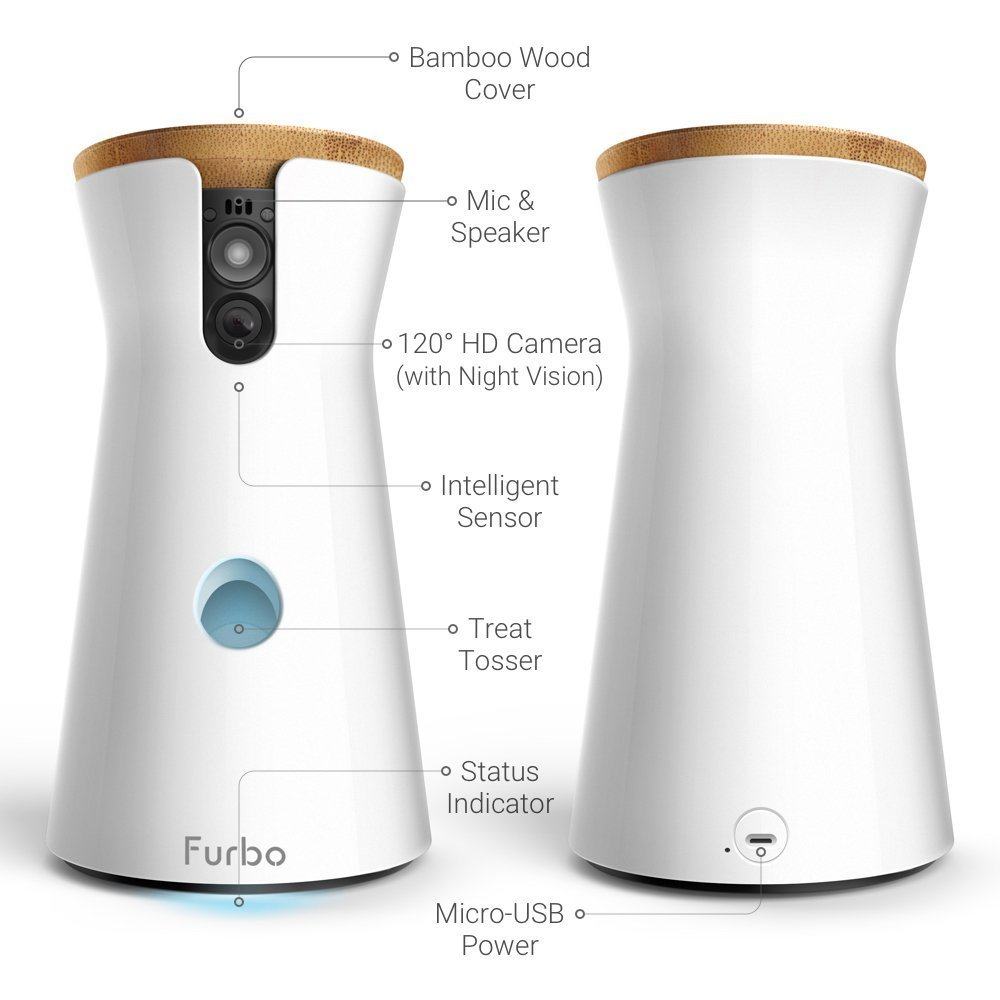 Furbo Умная Wi-Fi камера для собак с диспенсером лакомств