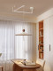 Mingyixuan Movable Wind Chime Restaurant Lamp Chinese Zen Retro Study Arm Pendant Lamp Japanese Tea Room Dining Room Lamp