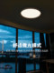 Italian-Style Gray Ultra-Thin Seamless Master Bedroom Lamp Modern Minimalist Study Room Ceiling Lamp Nordic New Eye-Protecting Lighting Fixture