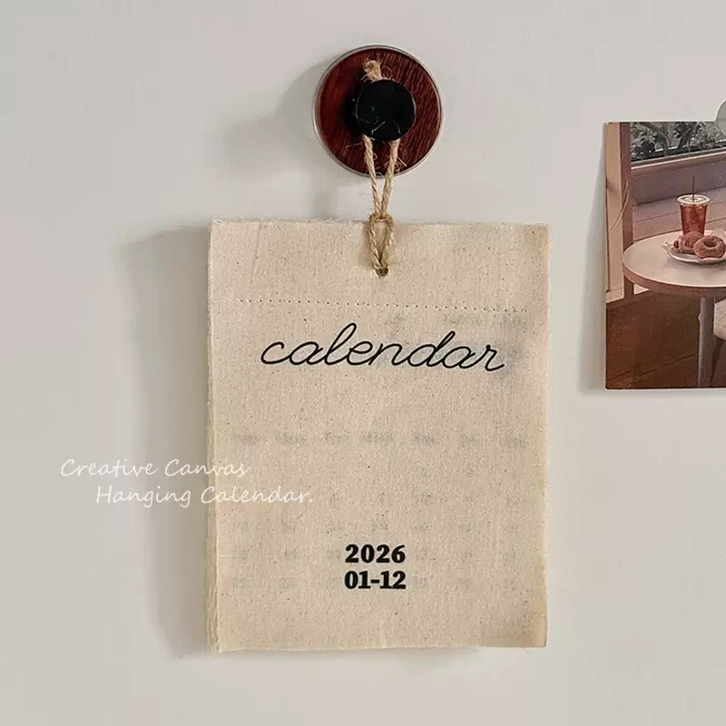 2026 New Calendar Wall Calendar High Aesthetic Value Ins-Style Calendar Creative Wall Decoration Hanging Piece