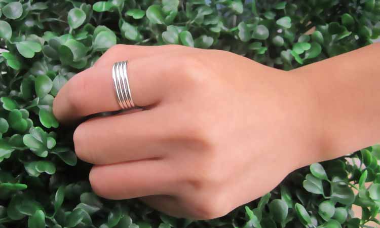 Bague Femme OTHER en Argenterie - Ref 3087549 Image 20