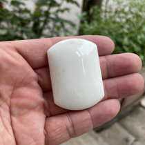 Xian Lantian Jade Ping An Wu Shi brand pendant for men and women natural living jade pendant Terracotta Warriors and Horses scene same style with certificate