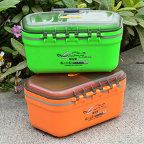 Sea fishing waist-mounted shrimp box live bait box red insect box earthworm box bait box accessories box