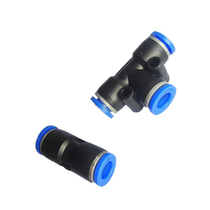 TPM PU air duct quick two-way T-type three-way pneumatic pneumatic tool accessories