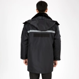 德意思 Светоотражающий длинный пуховик, съёмный вкладыш для работы, средней длины, увеличенная толщина