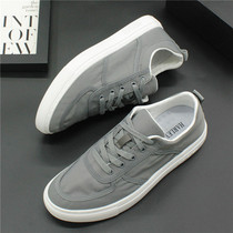 Summer mens shoes 2023 new breathable casual shoes thick umbrella canvas shoes men and Korean edition of trendy sneakers