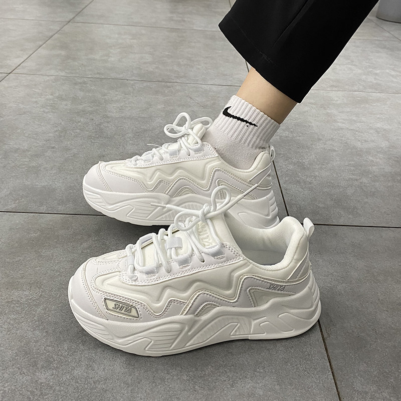 Net Red Aggan Shoes Men's New Summer Men's Trend Sports Heightening Old Daddy Shoes Casual Breathable Couple Shoes Summer 