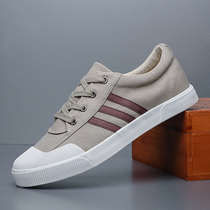 In the summer of 2023 low - gang canvas shoes mens soft - sole old Beijing casual shoes and breathable