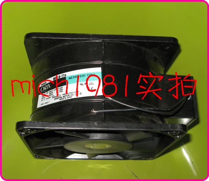 Japan ORIX AC cooling fan MRW18-TTA 180*180*110MM double-layer fan blades