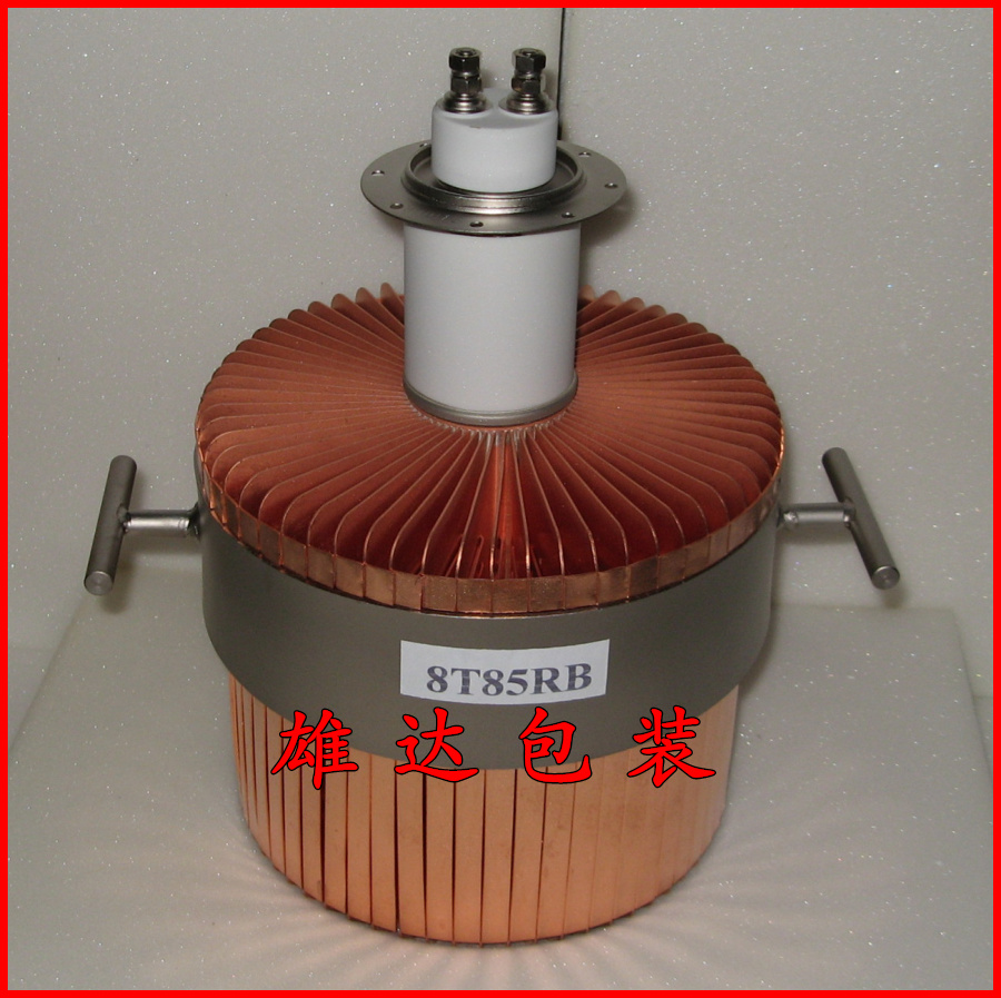 High frequency machine electronic tube vacuum tube 8T85RB High-week wave power tube View light electronic tube