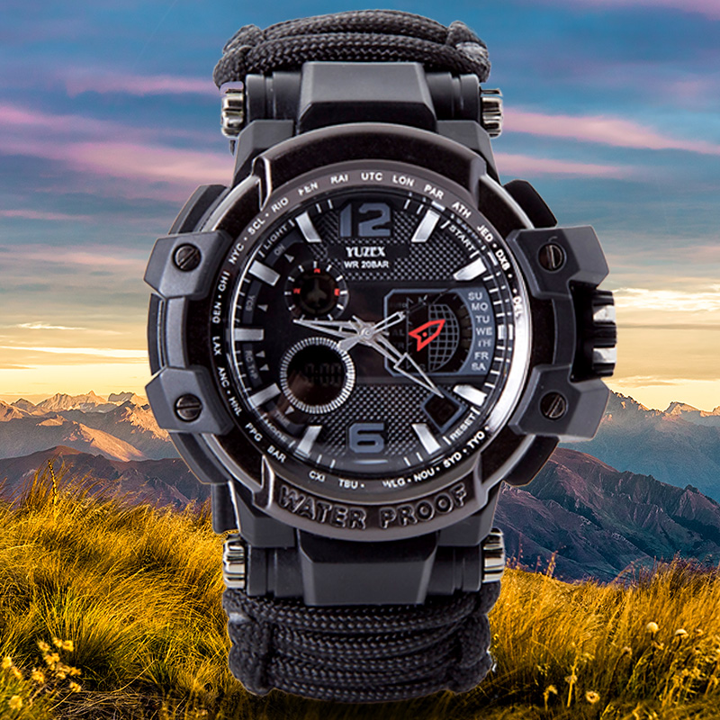 Battle Wolf Outdoor Courting of Mountaineering Multifunction Umbrella Rope Table Camping Waterproof Deposit Special Soldiers Camping Wu Kyung Tong