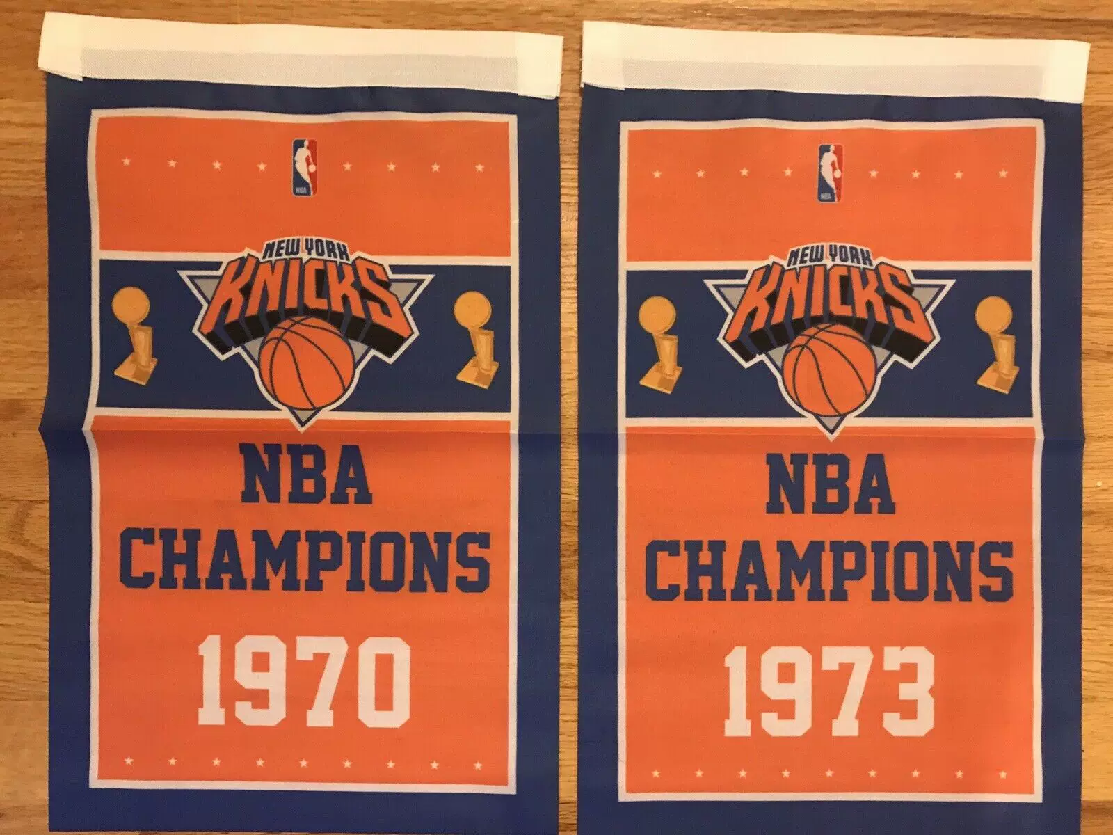 [NBA New York Knicks Flag纽约尼克斯队冠军旗帜球迷会场装饰海报]