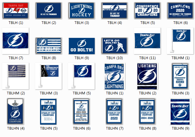 NHL Tampa Bay Lightning Flag fans' venue decorates flag flag