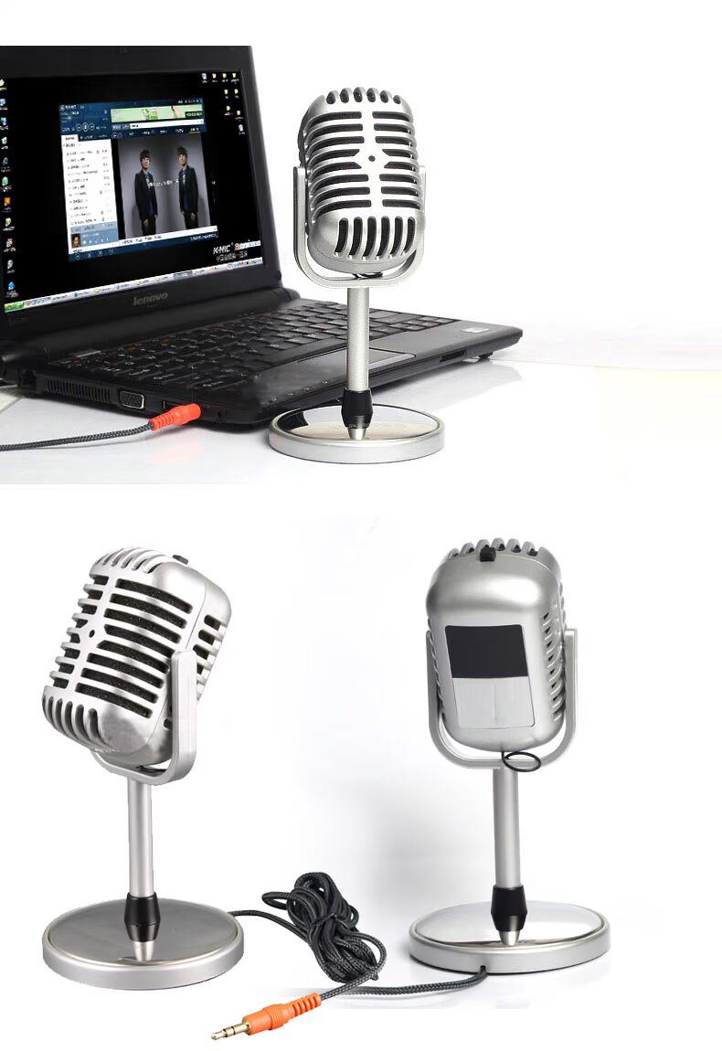 K-Mic / PC-058 Micro Micrô Máy tính K Bài hát Nói chuyện Tụ điện chuyên nghiệp Mai bộ mic livestream