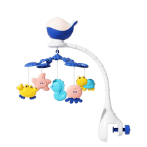 (Good product experience) Aobei big-eared cute rabbit music soothing bed bell baby newborn baby soothing toy