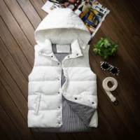 2018 thu đông mới vest cotton nữ phiên bản Hàn Quốc của xu hướng hoang dã vest vai người yêu ngắn đoạn dày vest dày áo kiểu nữ đẹp tuổi 40