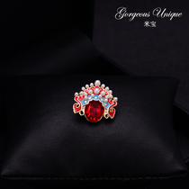 Sword Maidan small buckle collar buckle loose neckline decoration flap buckle Beijing Opera facial makeup pin brooch brooch