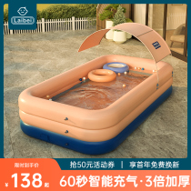 Large inflatable swimming pool thickened household baby children child baby family folding bucket adult outdoor reservoir