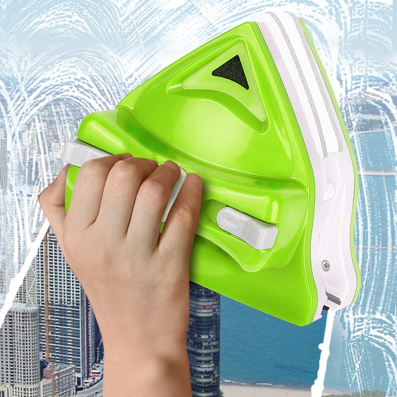 Double-sided glass-cleaning artifact household high-rise strong magnet double-layer three-layer thick universal professional sassafras outside windows