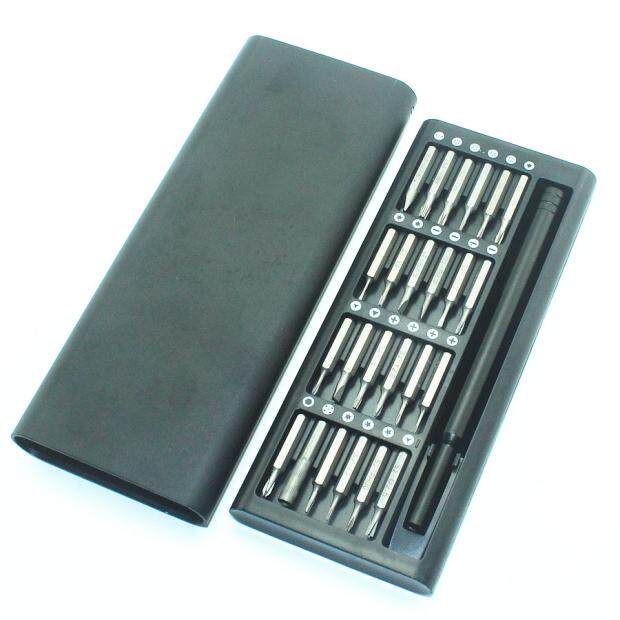 Telecom combination set 25 in 1 multi-function screwdriver screwdriver millet aluminum box Android disassembly tool
