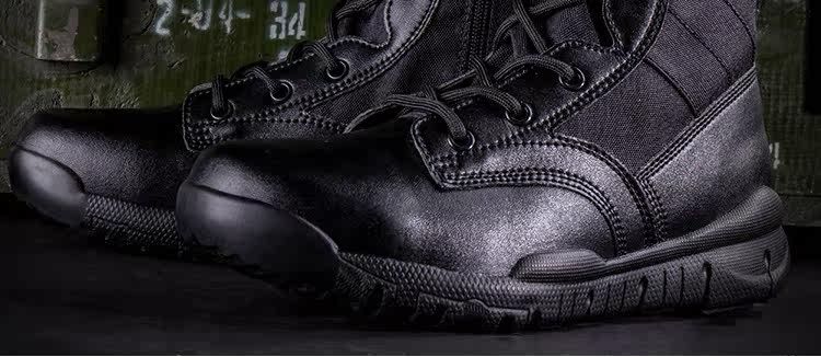 Boots militaires pour homme - respirant - Ref 1399352 Image 43