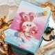 Романтическая подарочная коробка Rafia Greeting Card