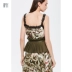 Áo len ren in hoa HPLY lace 201 2019 mùa thu mới cho phụ nữ ngụy trang bên ngoài áo vest đáy áo - Áo ba lỗ đầm nữ Áo ba lỗ
