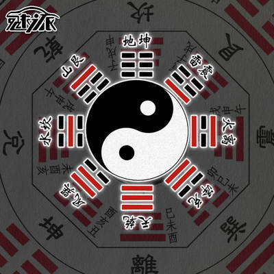 Tai Chi and Eight Trigrams patterns, Chinese culture, reflective stickers on the rear of the car body, motorcycles, electric bikes, car stickers, rear glass stickers