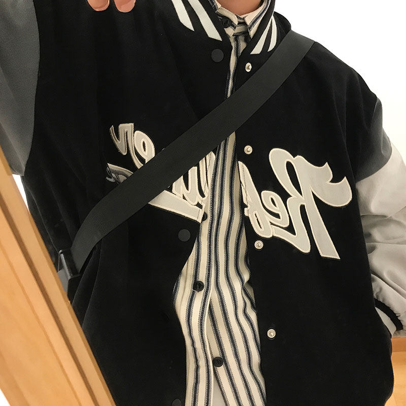 youyifan American baseball uniform jacket ins Chaogao Street retro jacket Summer and girls embroidery Harbor Wind Spring and Autumn