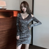 Демисезонная модная сексуальная мини-юбка, платье, 2020, облегающий крой, в обтяжку, с акцентом на бедрах