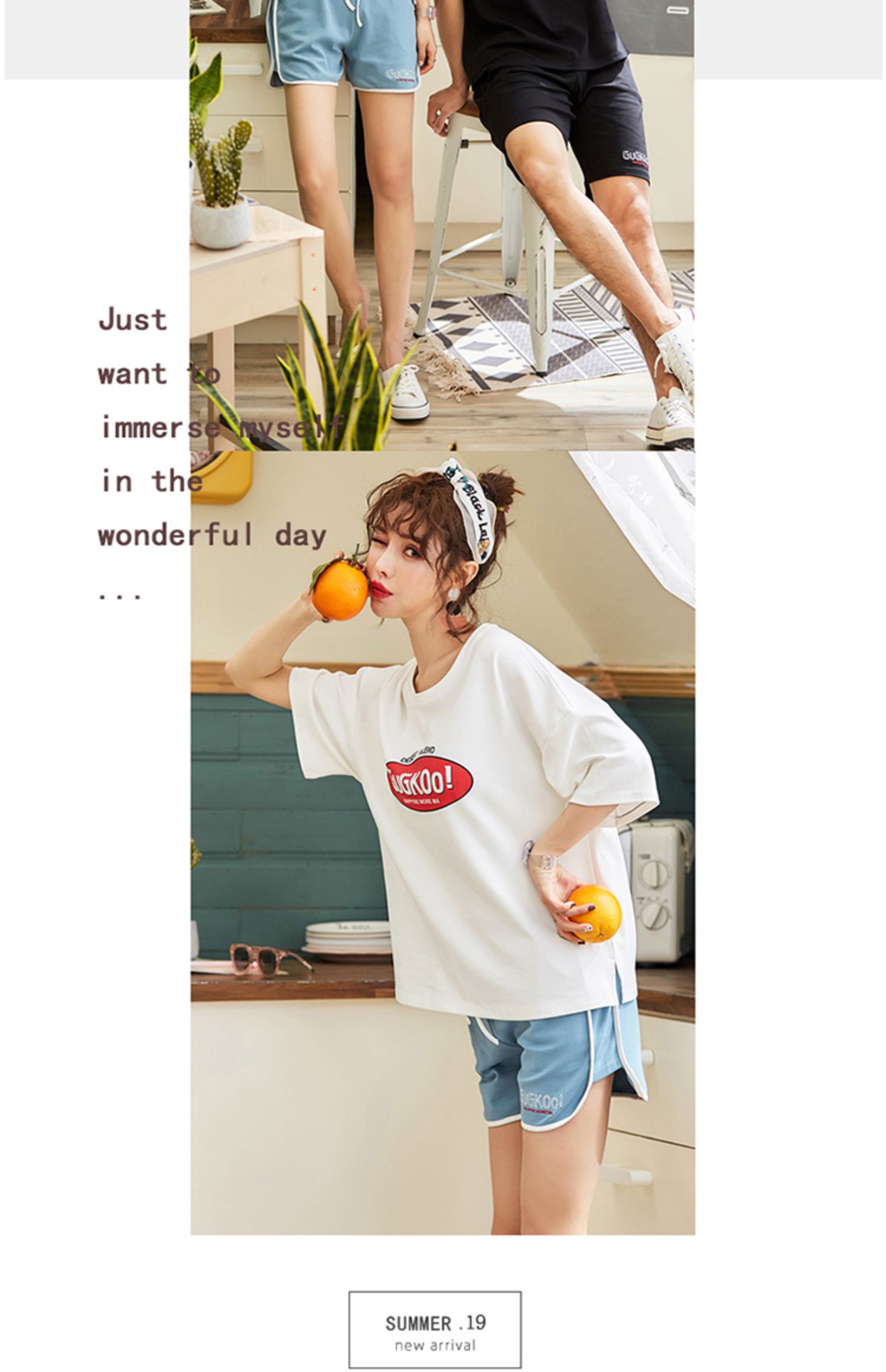 Mùa hè vài bộ đồ ngủ cô gái cotton mỏng phần dễ thương ngọt ngào dịch vụ nhà nam cotton giản dị mặc phù hợp - Cha mẹ và con đồ bộ thể thao nam