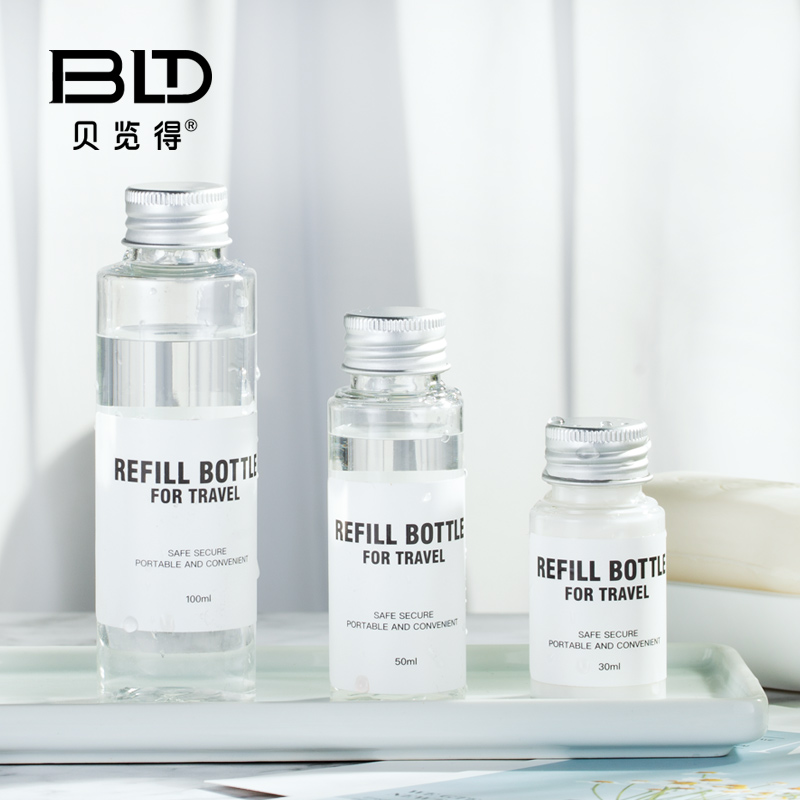 Expo Scores Bottling TRAVEL PORTABLE MAKEUP WATER EMULSION FLIP ALUMINIUM COVER EMPTY BOTTLE FOOD GRADE 2 CLOTHING