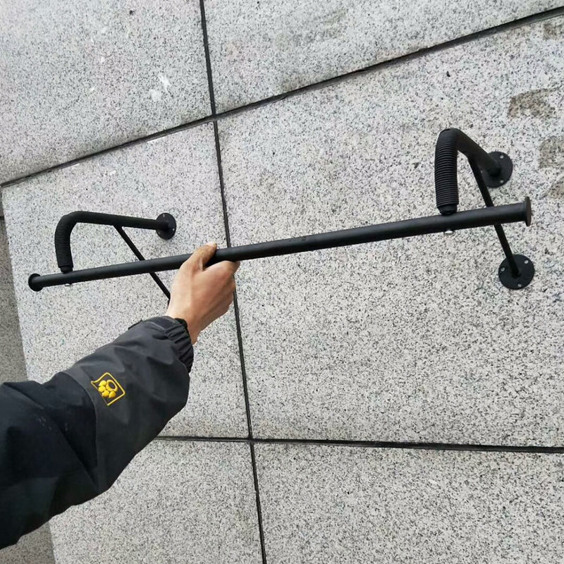 Black paint positive side hanging matte matte positive hanging hanger wall shelf Clothing store hanger display rack wall hanging