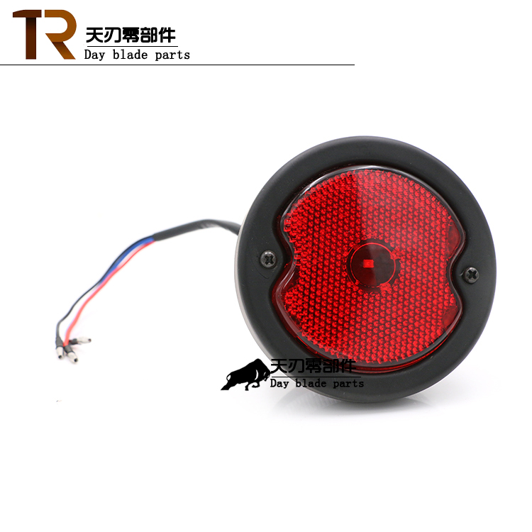 Xe máy retro sửa đổi đèn hậu LED lắp ráp CG GN Harley Universal 12V đèn phanh đỗ xe đèn hậu - Đèn xe máy đèn nháy xe máy
