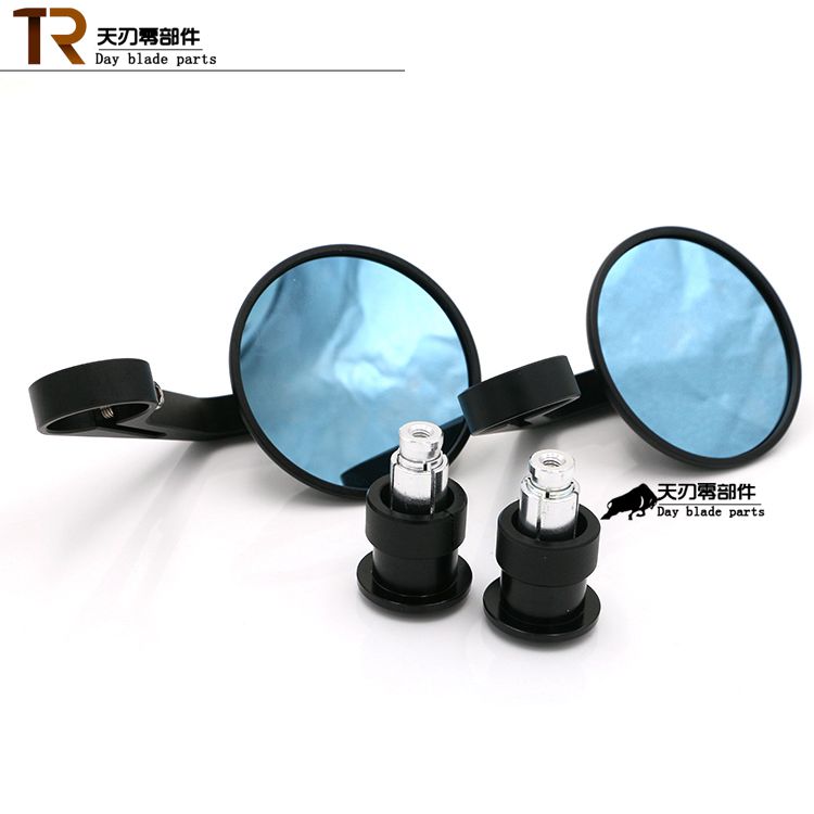 Xe máy retro sửa đổi chất lượng cao CNC cà phê cafe racer gương chiếu hậu gương tay cầm gương chiếu hậu kính chiếu hậu xe air blade 125 chính hãng
