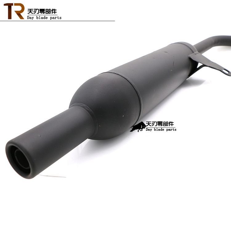 CG125 WY125 xe máy retro sửa đổi ống xả ngư lôi nhỏ trở lại đường ống áp lực ống xả - Ống xả xe máy giá pô xe sirius