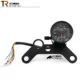 Xe máy dụng cụ sửa đổi retro / Honda CG125 xe máy LCD mét km / LED đôi số dặm đồng hồ điện tử xe wave 110
