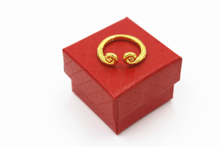 24k mô phỏng mạ vàng giả 999 vàng nguyên chất chặt chẽ vòng tay sinh viên retro mở vòng đeo vàng hoop thanh nam nữ vòng tỳ hưu vàng