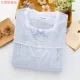 Bộ đồ ngủ bằng vải cotton tinh khiết cho bà bầu mùa hè bộ đồ ngủ dài tay bộ đồ ngủ - Giải trí mặc / Mum mặc