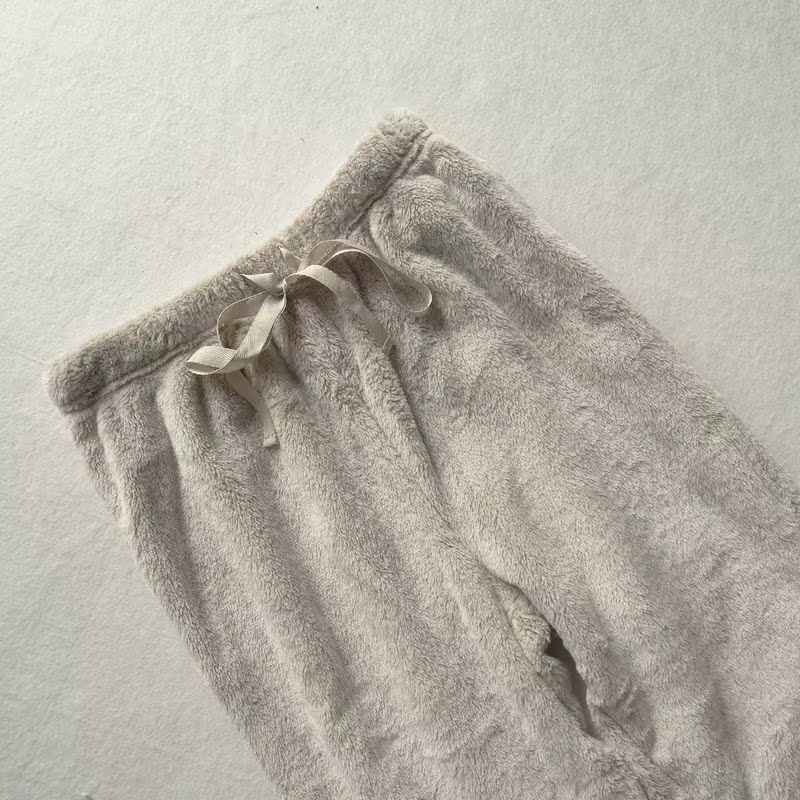 Flannel Pyjama Đàn ông và phụ nữ Winter Winter Plus Phân bón Tăng Quần nhà Kích thước lớn San hô Lông cừu Đóng quần Nhà quần jean nữ đẹp