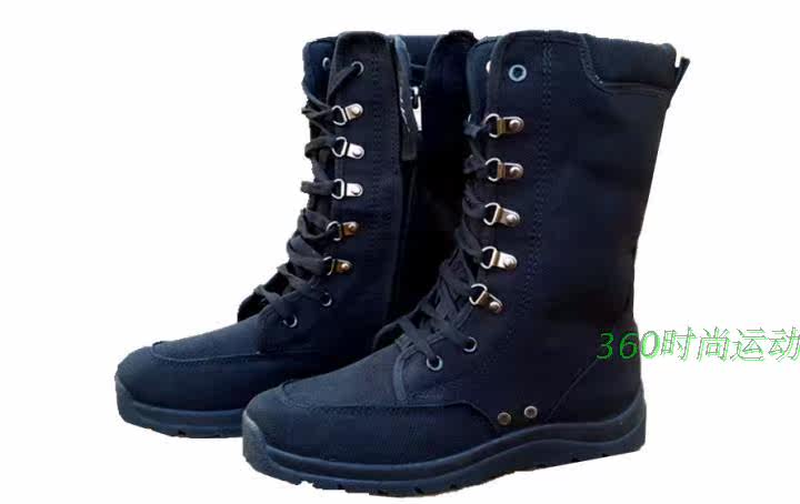 Boots militaires en toile - Ref 1399399 Image 24